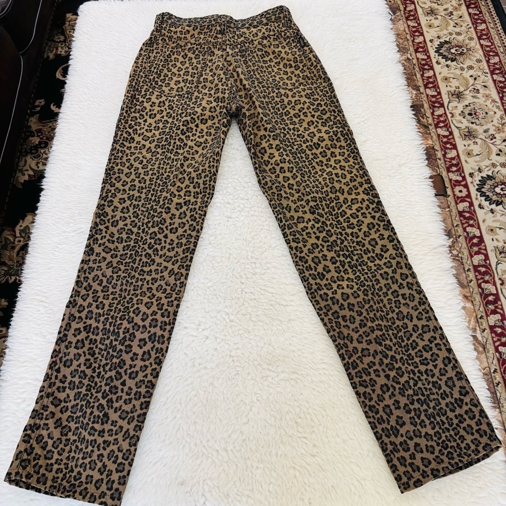 Fendi Leopard Cheetah W/ FF logo Pants size EU42 US 28 - Picture 8 of 15